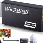 CHS Wii to HDMI Adapter, Supports Wii U, HDTV, Monitor, NTSC 1080p Video Audio Output with 3.5mm Audio Jack - Image 1
