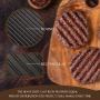 Burger Press Smash for Blackstone Griddle Heavy Duty Cast Iron 7.08”Round - Image 4