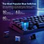 Portable 60% Mechanical Gaming Keyboard,60 Percent Wired Gamer Keyboard with - Image 3