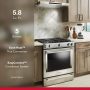 KitchenAid - 30 in. Wide 5 burners 5.8 cu. ft. Self-Cleaning Slide-In Gas Convection Range - Stainless Steel - Image 3
