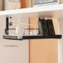 Under Desk Cable Management Tray White Large Size - Image 2