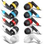 Keewonda Bulk Earbuds Headphones Wholesale Earphones 50 Pack Disposable Ear Buds Bulk Multi Colored Headphones for School Classroom Students - Image 1
