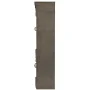 Naples 24 in. W x 17 in. D x 74 in. H Gray Freestanding Linen Cabinet - Image 2