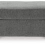Signature Design by Ashley Contemporary Stairatt Ottoman, Gravel - Image 3