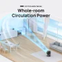 DREO - 70ft Powerful Airflow, 28db Quiet Table Air Circulator Fans for Whole Room, 120° Adjustable Tilt, 3 Speeds, CF409 - Gray - Image 4