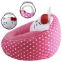 Hello Kitty Pink Kids' Compressed Foam Bean Bag Chair, 27" x 24" - Image 5