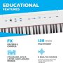 Alesis Recital White - 88 Key Digital Piano Keyboard with Semi-Weighted Keys, 2x20W Speakers, 5 Voices, Split, Layer and Lesson Mode, FX and Piano Lessons - Image 4