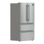 Forno Appliances - 36 in. Wide Moena 19.2 Cu. Ft. French Door Refrigerator - Stainless Steel - Image 2