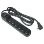 Hyper Tough 6-Outlet Surge Protector with 900-Joule Protection with 6 Feet Power Cord, Glossy Black - Image 3
