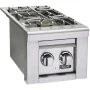 Viking - Professional 5 Series 13" Side Burner - Stainless Steel - Image 2