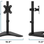 Mount-It! Adjustable Height Desk Monitor Tilt Mount - Image 4