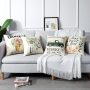 Artscope Set of 4 Decorative Throw Pillow Covers 18x18 Inches, Spring Flowers Waterproof Cushion Covers, Perfect to Outdoor Patio Garden Living Room Sofa Farmhouse Decor - Image 4