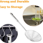 Spider Skimmer Strainer Ladle Deep Frying Chinese Spoon and Stainless Steel Wire - Image 4