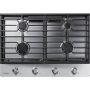 Samsung - 30" Built-In Gas Cooktop with 4 Burners - Stainless Steel - Image 1