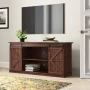 Hartin 58''W TV Stand with Sliding Barn Doors for TVs up to 65" - Image 3