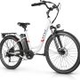 Vivi Electric Bike, 26" Electric Cruiser Bike 500W Ebike 20MPH Electric Bike for Adults, White, 48V Removable Battery, Professional 7-Speed E-Bike, Electric City Commuter Bicycle - Image 1