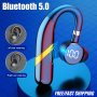 Wireless Bluetooth 5.0 Earpiece Headset Driving Trucker Earbuds Noise Cancelling - Image 2