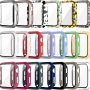 12 Pack Case with Tempered Glass Screen Protector Compatible for Apple Watch 40mm SE 3 (2025)/SE 2/SE/Series 6/5/4, Hard PC Scratch Resistant Bumper Protective Cover for iWatch Accessories - Image 1