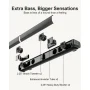 ULTIMEA 2.2ch Sound Bar for TV, Built-in Dual Subwoofer, 2 in 1 Separable Bluetooth 5.3 Soundbar , Bassmax Adjustable TV Surround Sound Bar, HDMI-ARC/Optical/Aux Home Theater Speakers, Wall Mount - Image 3