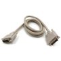 6 ft. DVI-I Digital/Analog Dual Link Gold Plated Male to Male Cable (Gray) - Image 2