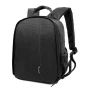 Camera Bag, Waterproof Nylon Camera Backpack for DSLR Cameras, Lens and Accessories Black Grey - Image 1
