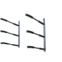 Glacik Universal Wall Mount Rack Storage with Padded Arms for 3 Sup Paddle Boards - Image 1