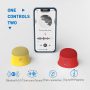 MiLi Small Magnetic Bluetooth Speaker, Compatible with MagSafe iPhone 12/13, Mini Wall Mountable True Wireless Portable Speaker for Golf Cart Tiny Speaker for Gifts (2 PCS, Snowman) - Image 2