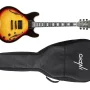 Monoprice Indio Boardwalk Flamed Maple Hollow Body Electric Guitar - Sunburst, With Gig Bag - Image 3