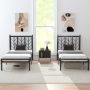Twin Size Platform Bed with Headboard and Metal Frame - Image 5