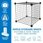 42 in. Wire 12-Cube Organizer - Image 5