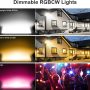 MEIKEE Wash Light DJ Light Bar, 42W RGBCW Smart APP Waterproof LED Stage Ligh... - Image 3