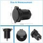 12V Car Cigarette Lighter Socket Splitter Dual USB Charger Power Adapter Outlet - Image 4