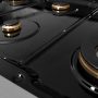 ZLINE - 48 in. Wide 8 Burner Autograph 6.7 Cu. Ft. Freestanding Paramount Gas Range with Polished Gold Helix Handles - Stainless Steel - Image 3