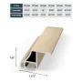 Alloy Scoop Deco TV Frame for Samsung Frame TV and Frame Pro - Image 4