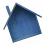 Wooden Hanging Shelf Wall Shelf Vintage Decor Shelf, 24x19x9cm,Blue - Image 5