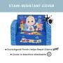 CoComelon Cozee Flip-Out Chair - 2-in-1 Convertible Sofa to Lounger by Delta Children - Image 5