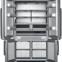 Dacor - 42 in. Wide 23.5 Cu Ft 4-Door Flex French Door Built In Refrigerator with SteelCool Interior and Cocktail Ice - Custom Panel Ready - Image 2