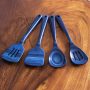 Baltique Malta Collection 4 Piece Wooden Cooking Utensil Set, Safe for Nonstick - Image 3