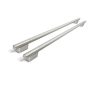 KitchenAid - Handle Hardware Accessory Kit for 42" Built-In Side-by-Side Refrigerator - Monochromatic Stainless Steel - Image 1