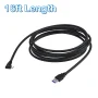 CBUS 16ft Link Cable for Meta Quest 3, Oculus Quest 2 - USB 3.2 Gen 1 USB-C to USB-A Right Angle Type-C to Type-A - Image 2