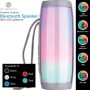 Bluetooth Speaker Portable with Color Lights, Wireless Ipx5 Waterproof Speakers from SilverOnyx, Loud Clear Hd Stereo Sound, Rich Bass Subwoofer, Built-in Mic, for Shower, Home, Travel, Pool - Teal - Image 2