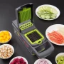 15-In-1 Vegetable Fruit Chopper Cutter Food Onion Veggie Dicer Slicer Kitchen - Image 2