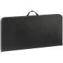 Mainstays 34" Square Resin Fold-in-Half Table, Rich Black - Image 3