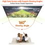 100'' Projector Screen 16:10 4K HD Projector Movies Screen for Home Theater - Image 3