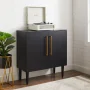 Everett Accent Cabinet Matte Black - Image 2