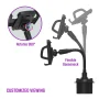 Flexview Auto Cup Holder Phone Holder for Car Mount, Fully Adjustable Gooseneck Car Phone Holder - Image 6