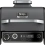 Ninja - Woodfire Outdoor Grill & Smoker, 7-in-1 Master Grill, BBQ Smoker, & Outdoor Air Fryer with Woodfire Technology - Gray - Image 3