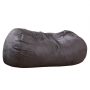 6.5 ft. Charcoal Suede Polyester Bean Bag - Image 3