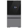 Samsung - 36 in. Wide Bespoke 29 cu. ft. 4-Door French Door Refrigerator with AI Home - Stainless Steel - Image 1