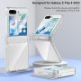 For Samsung Galaxy Z Flip 7 5G/6/5/4/3 Slim Clear Phone Hinge Protection Case - Image 5